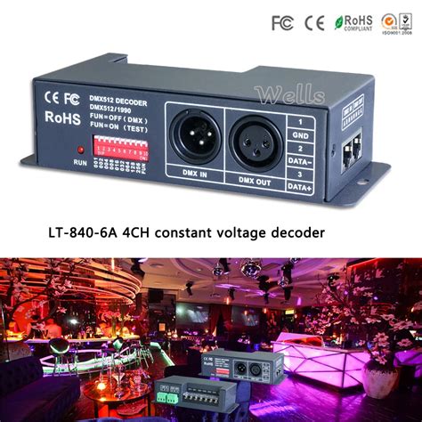 Dc V V Lt A Dmx Rdm Ch Cv Constant Voltage Decoder For Rgb