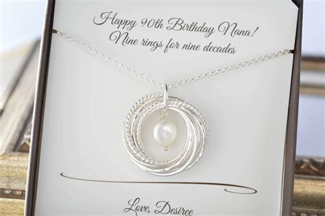 90th Birthday Gift For Mother 9nd Anniversary Gift For Her Pearl