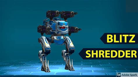 War Robots Blitz Shredder Wr Gameplay Youtube