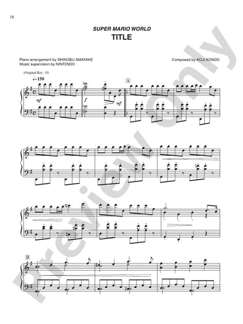 Super Mario™ Series for Piano: Piano: Nintendo® - Digital Sheet Music ...