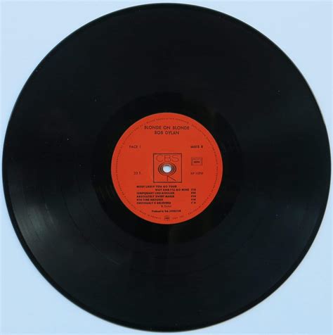 Bob Dylan French Mono Blonde On Blonde LP With Unique Mixes Alternate Album Cover