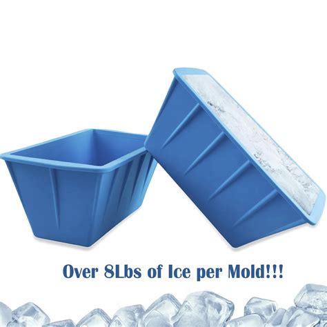 Ice Block Mold Extra Large Ice Box Large Silicone Box With Lid Ice Box