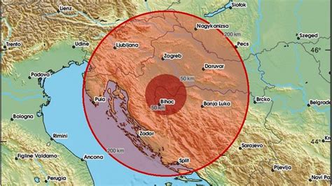 Zemljotres jačine 4 7 stepeni pogodio Hrvatsku osjetio se i u BiH