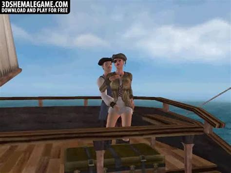 D Cartoon Shemale Babe Fucked On A Pirate Ship AShemaletube