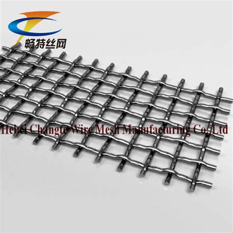 Crimped 0 5mm Hole Stone Crusher Vibrating Screen Mesh China Woven