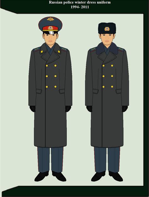 Russian police winter dress uniform M94 by KomissarGB on DeviantArt