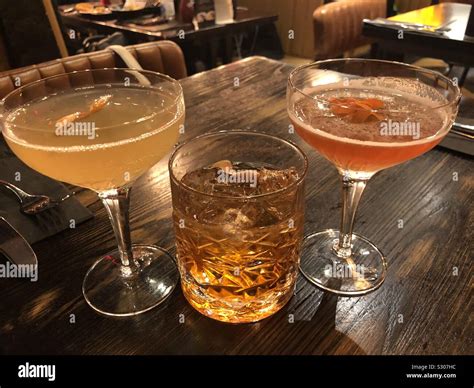 Happy Hour cocktails Stock Photo - Alamy