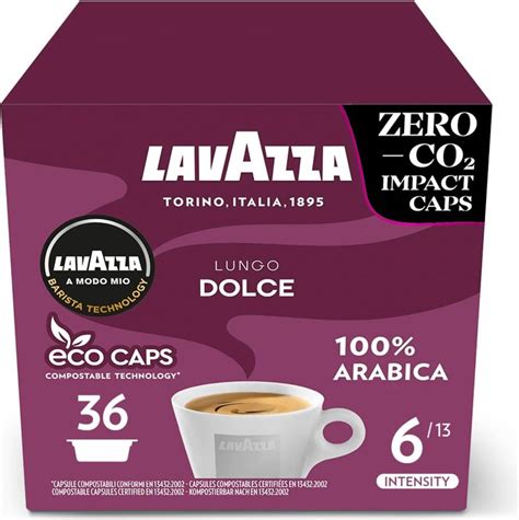 Lavazza A Modo Mio Lungo Dolce G Stk Pris