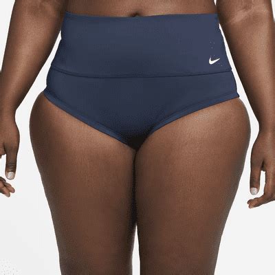 Nike Essential Women S High Waisted Bikini Swim Bottom Plus Size Nike