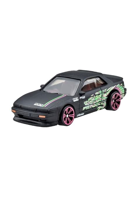 Hot Wheels Neon Yarışlar Temalı Arabalar Jby94 Neon Speeders Nissan Silvia S13 Çok Renkli