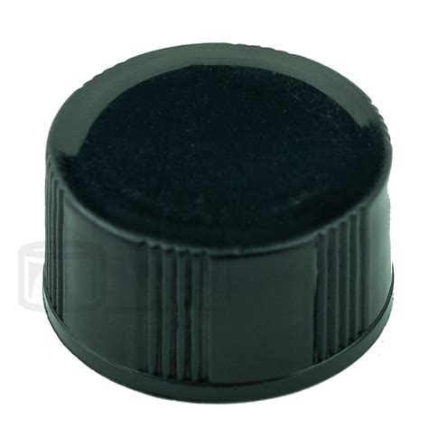 Black CT Closure 15mm For 5ml And 10ml Vials With PE Foam Liner