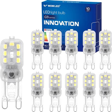 Wowled G Led Light Bulb W W Equivalent Non Dimmable Cool White