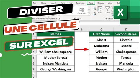 Excel Simplifié Comment diviser une cellule sur Excel fractionner