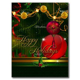 Corporate Christmas Party Invitations Postcards Merry Christmas Happy