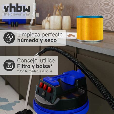 Vhbw X Filtro Plisado Compatible Con Parkside Pnts E