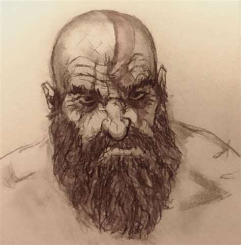 My Kratos Fan Art/ Sketch (Currently taking commissions) : r ...