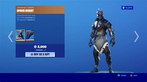 Spider Knight Skin New Fortnite Item Shop Update Now September 21