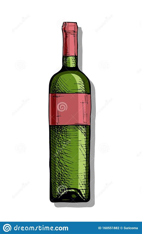 Ilustraci N De La Botella De Vino Ilustraci N Del Vector Ilustraci N