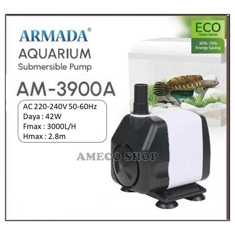 Jual Armada Pompa Air Celup Aquarium Dan Kolam Am A Shopee Indonesia