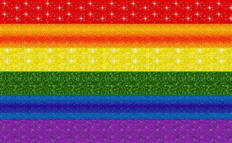 Gay Pride Sparkle Flag Gay Homosexual Gilbert Baker Rainbow