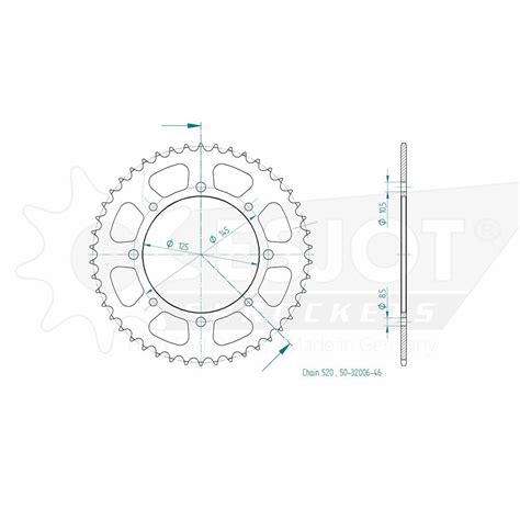 Sprocket Rear T Steel For Honda Ctx Na Ct Abs