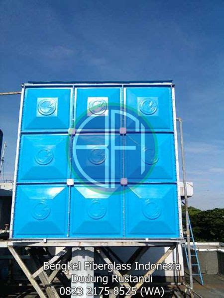 Tangki Air Fiberglass Dengan Sistem Modular Panel