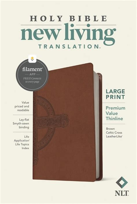 알라딘 Nlt Large Print Premium Value Thinline Bible Filament Enabled