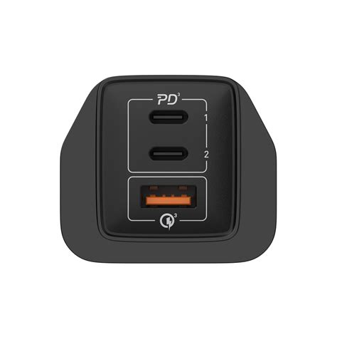 Qatar Post E Commerce Momax Oneplug W Port Gan Wall Charger Black