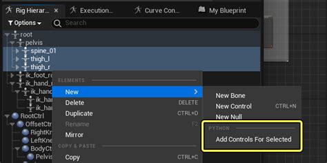 虚幻引擎中的control Rig Python脚本编写 虚幻引擎 5 4 文档 Epic Developer Community