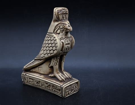 Unique Statue Horus as Falcon Bird Headed God of Sky Figurine Made in ...