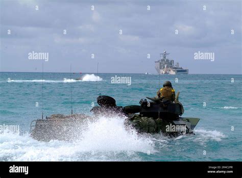 Us Navy Amphibious Assault Vehicles Aav Assigned To The 31st Marine Expeditionary Unit Meu