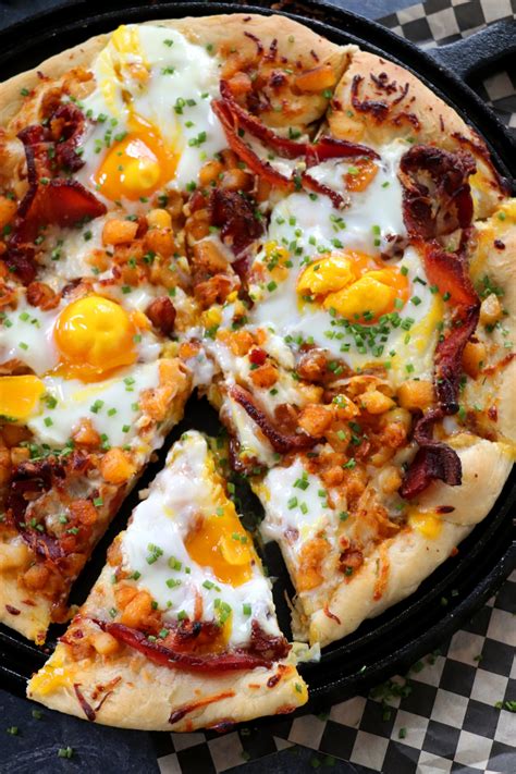 Breakfast Pizza Recipe Dash Of Savory Cook With Passion