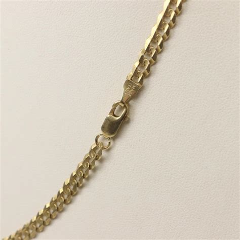 Kt Gold Curb Link Necklace Property Room