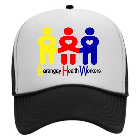 Barangay Health Workers BHW Cap Design High Quality Truckers Cap Mesh