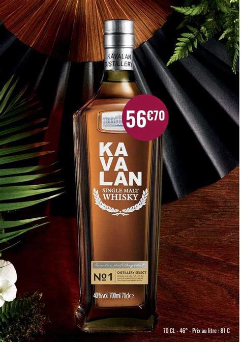 Promo Kavalan Single Malt Whisky Chez Nicolas Icataloguefr