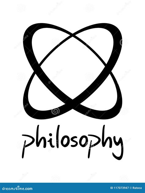 Original philosophy symbol stock vector. Illustration of sociology ...