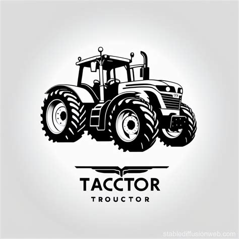 Tractor Logo With Vojtor On Engine Stable Diffusion Online