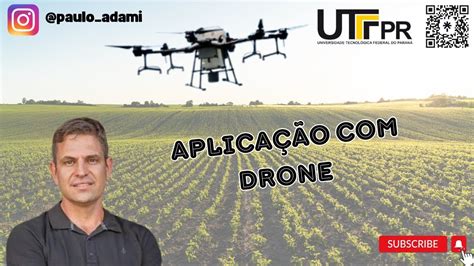 Seguem os trabalhos a aplicação de drone YouTube