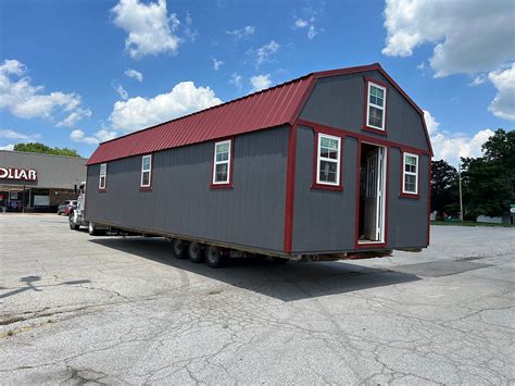 16x40 Custom Lofted Barn Shed | The Shed House LLC