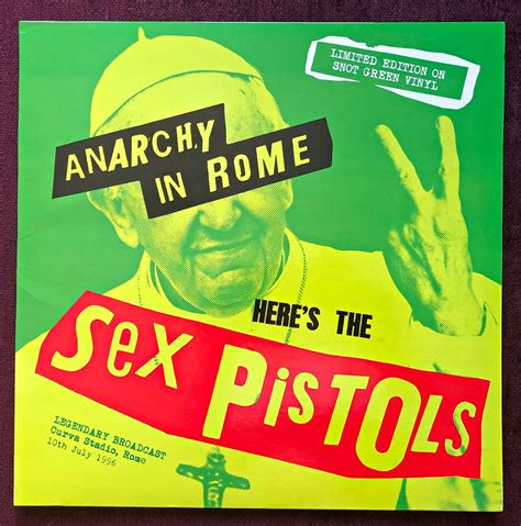 Sex Pistols Anarchy In Rome LP Sid Vicious PIL 9472247377