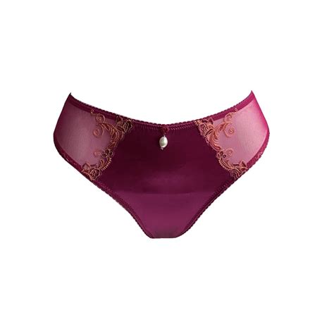 Ambra Lingerie Silk Fuchsia Brasil Rood Italian Design Italian