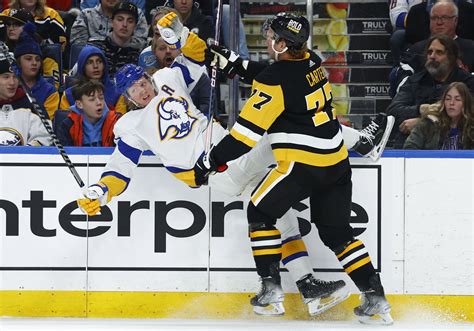 Jeff Carter's game-winner gives Penguins 4-3 overtime win in Buffalo ...