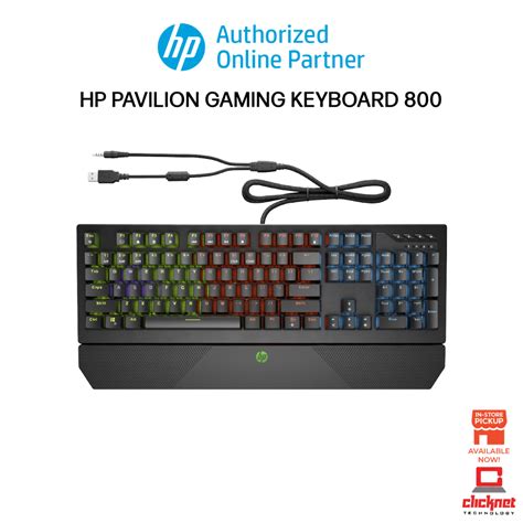 HP Pavilion Gaming Keyboard 800 RGB Shopee Malaysia