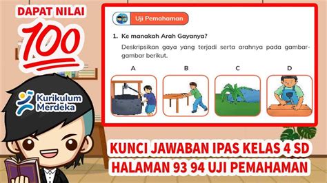 Soal And Kunci Jawaban Buku Ipas Kelas 4 Sd Halaman 93 Dan 94