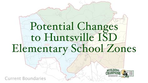 Potential Changes to Huntsville ISD Elementary School Zones ...