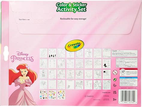 Crayola Color Sticker Activity Set Princess Foldalope Buy Best