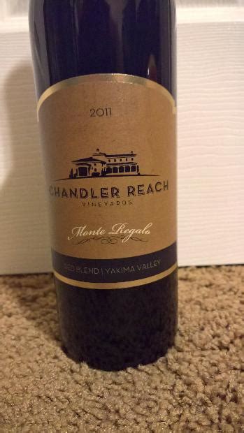 2011 Chandler Reach Vineyards Monte Regalo Usa Washington Columbia