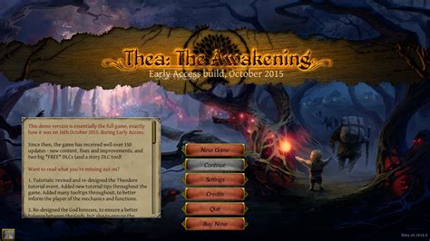 Thea: The Awakening Demo Download, Review, Screenshots