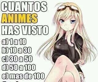 Dime Otaku Cuantos Animes Has Visto Anime Amino