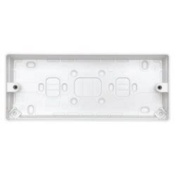 Plastic Surface Back Box Single Or Double Back Plastic Surface Boxes